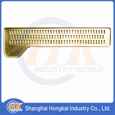 TANK HEAT SINK 410x112x9MM BRASS